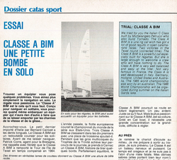 Essai : Classe A BIM